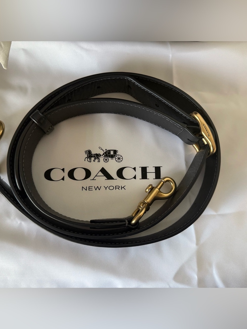 Coach Empire 28 black w/Coach Skinny Scarf - Picture 10 of 16